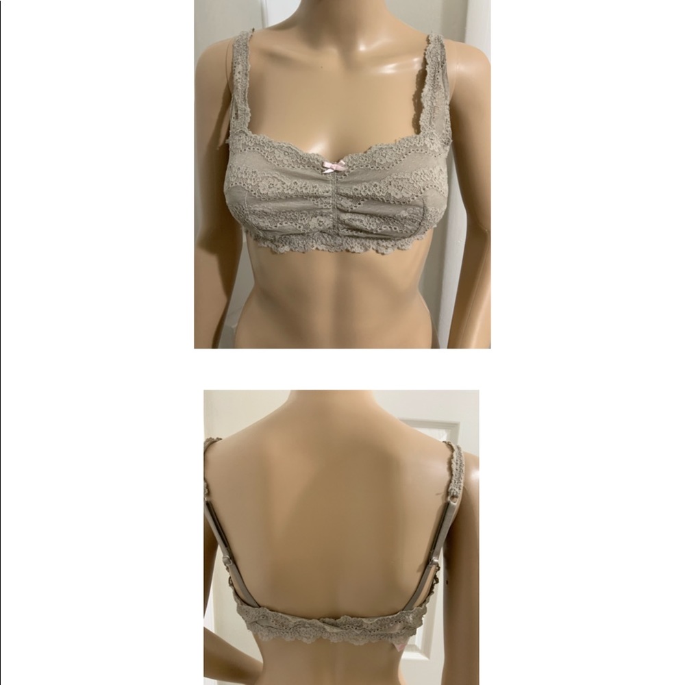 Victoria Secret beige bralette size large